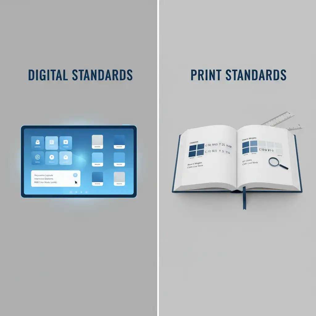 Corporate Design Manual: Digitale vs. Print-Standards | Umfassender Leitfaden